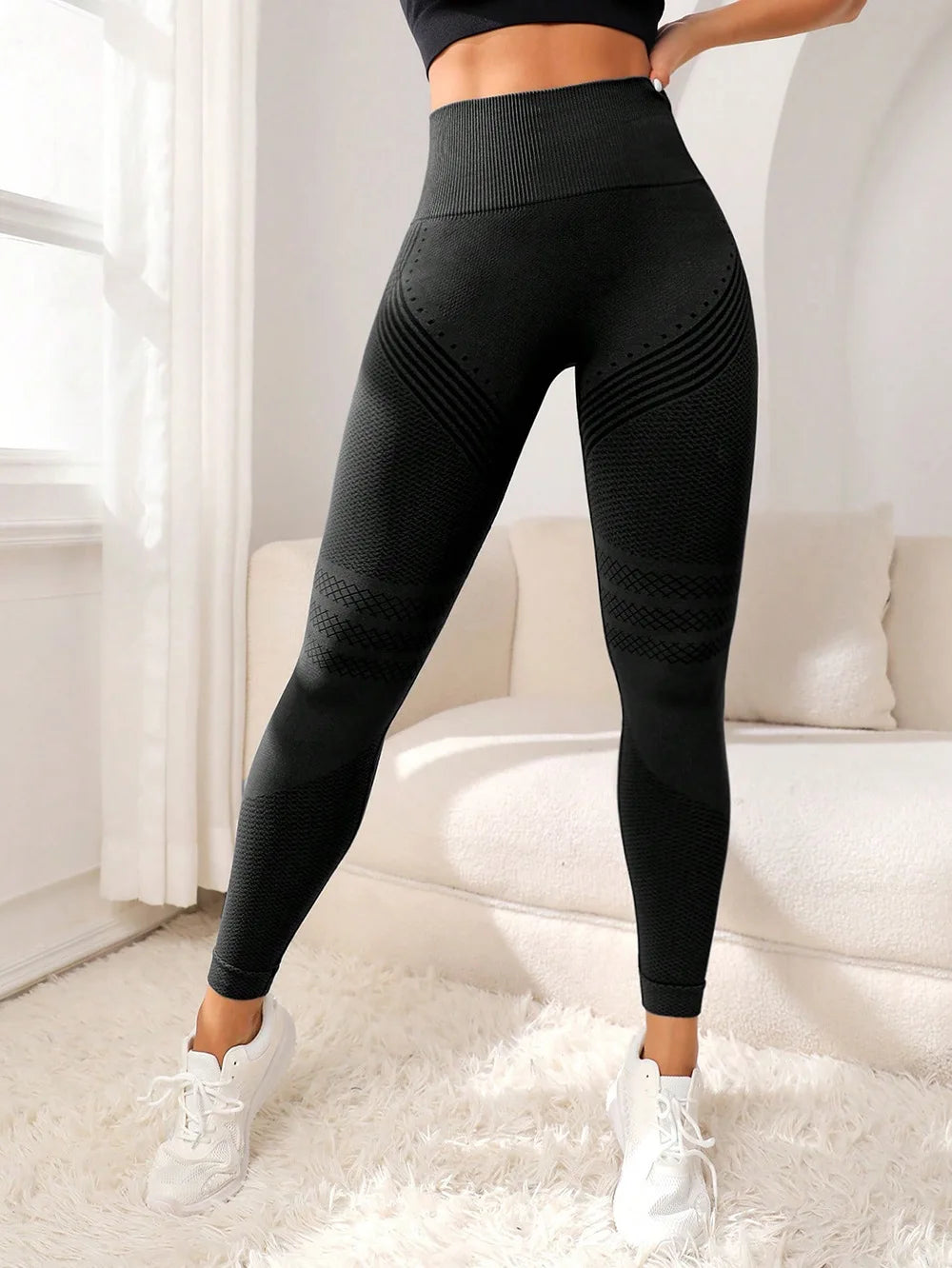 Pantalon de Sport Taille Haute MooveFit™ – Sculptant & Confort Absolu