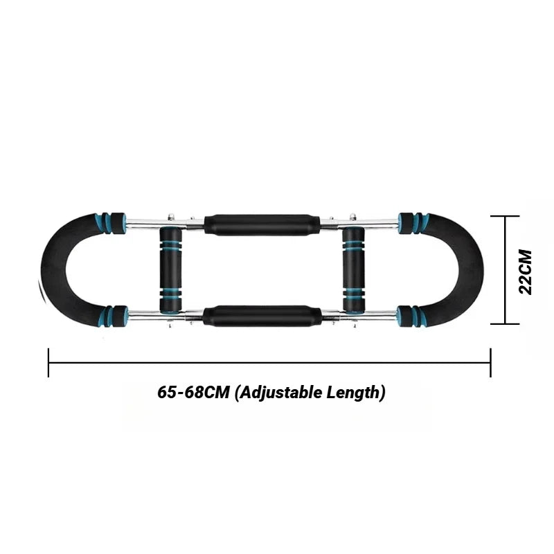 Barre d’Entraînement Réglable – Renforcez vos Bras, Poitrine et Épaules (30–50 kg)