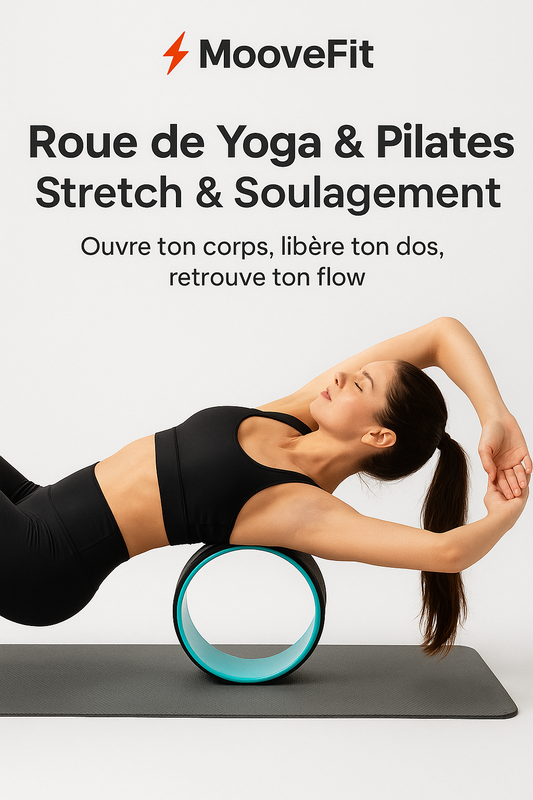 Roue de Yoga & Pilates MooveFit™ – Stretch & Soulagement