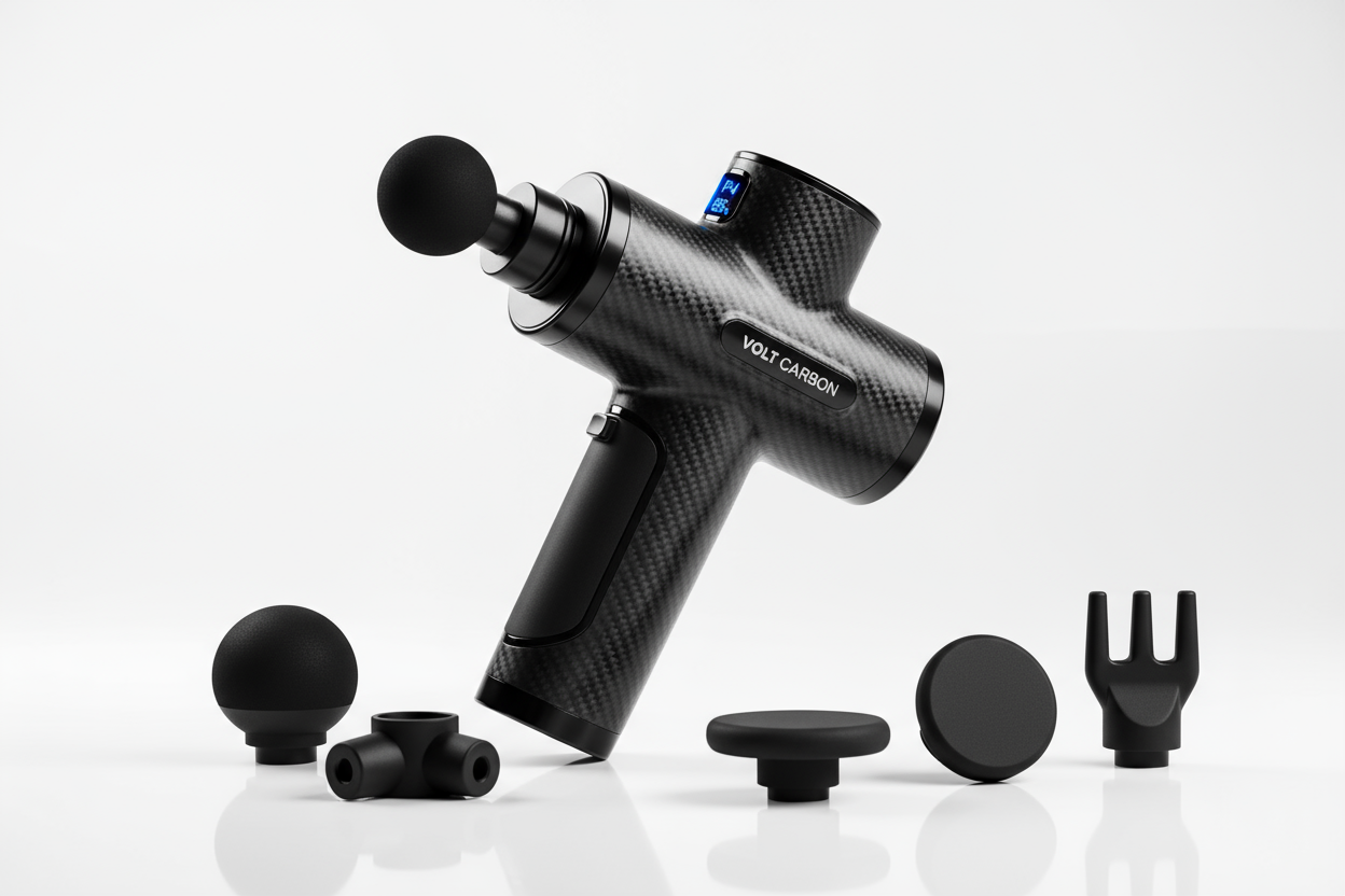 pistolet de massage carbone 